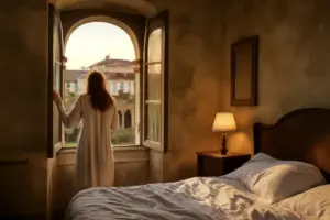 Soggiorno in una corte storica: la sorpresa che ti aspetta al risveglio nelle antiche stanze