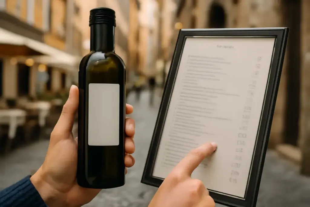 Come riconoscere l’olio extravergine autentico nei menu del centro storico? Il dettaglio da controllare
