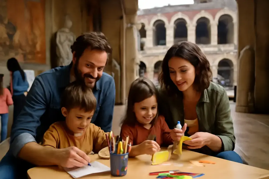 Attività culturali per famiglie nel cuore di Verona: laboratori, visite e giochi creativi