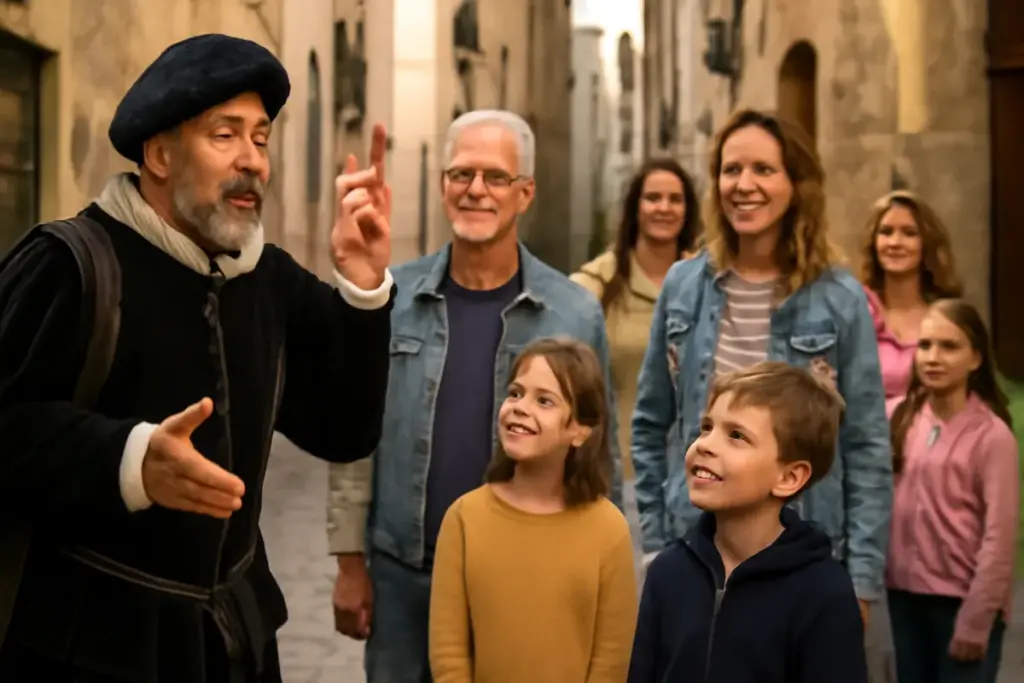Passeggiate teatralizzate tra le vie antiche: perché coinvolgono davvero gli ospiti di ogni età