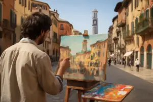 La tavolozza di Verona centro: perché gli artisti la scelgono come fonte di ispirazione